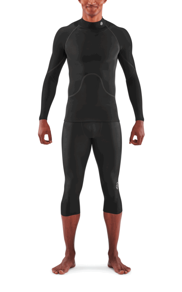 SERIES-3 MEN'S TOP LS THERMAL BLACK
